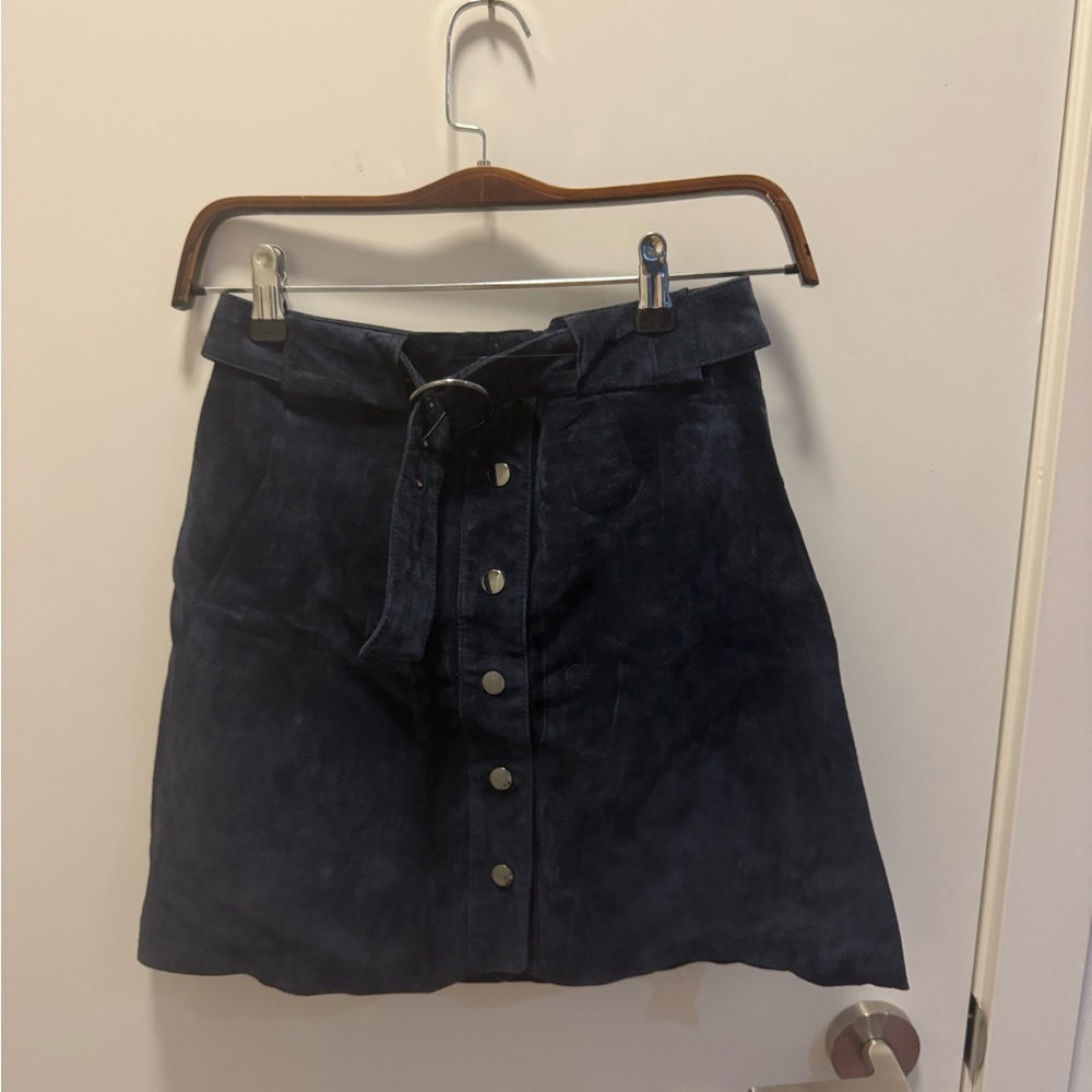 Zara Elegant Navy Blue Skirt